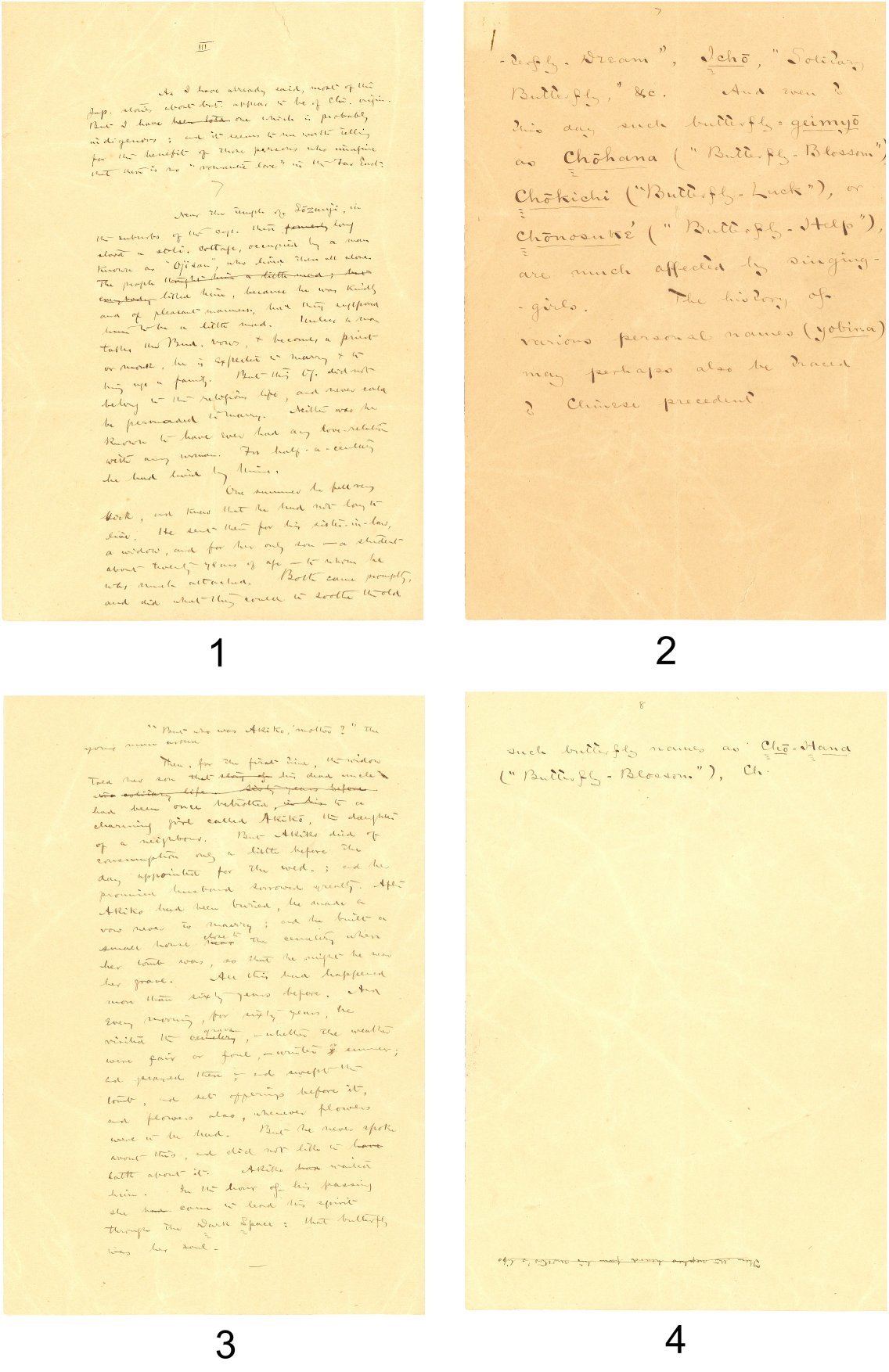 お値下げしました！】小泉八雲 草稿と書翰 全5冊 英文 洋書 書簡